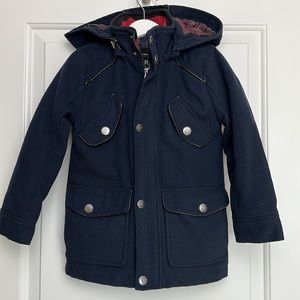 Urban Republic boys wool blue coat size 4